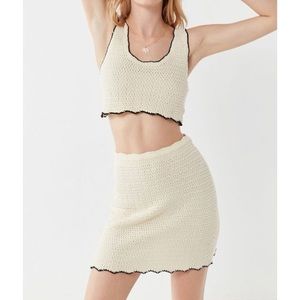 UO Serendipity Scalloped Two Piece Set
